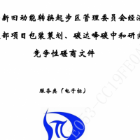 预算200万 济南新旧动能转换起步区管理委员会经济发展部项目包装策划、碳达 峰碳中和研究